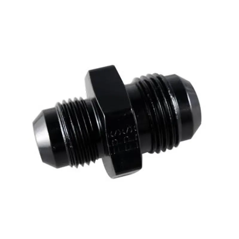 Fragola -6 An To 11/16-18 Male Adapter For Power Steering Lines – Black Anodized 1