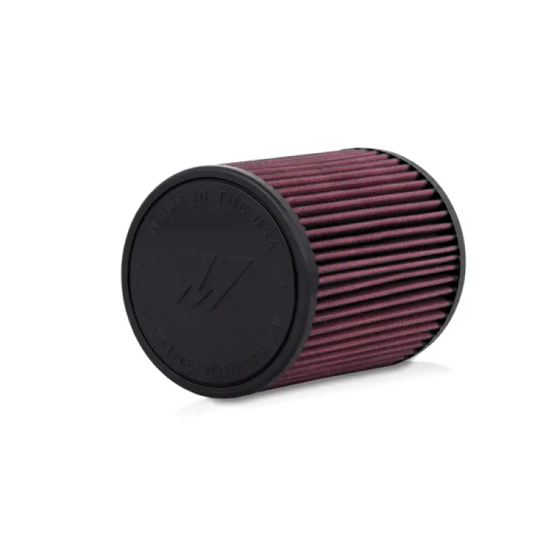 Mishimoto Universal High-Flow Air Filter – 2.75" Inlet, 6" Length, Red Media 1