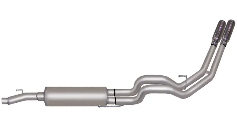 Gibson Cat-Back Dual Exhaust System – Stainless Steel, 2.5-Inch Diameter, For 2011–2012 Ford F-150 Svt Raptor 6.2L 1