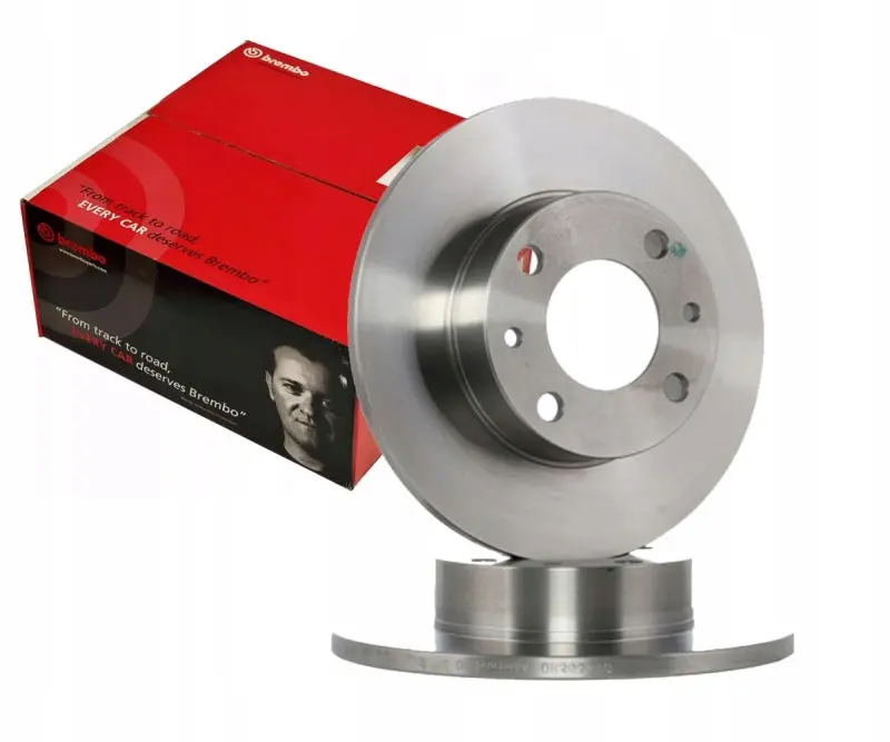 Brembo Premium Front Brake Rotors – Oe-Equivalent For 1986–1989 Acura Integra & 1988–1991 Honda Civic/Crx 1